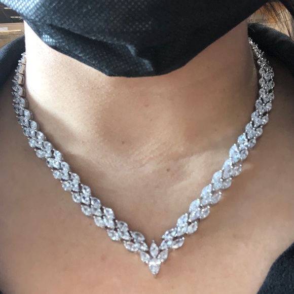 Bridal Jewelry AAAAA Cubic Zirconia Set - Picture 5 of 8